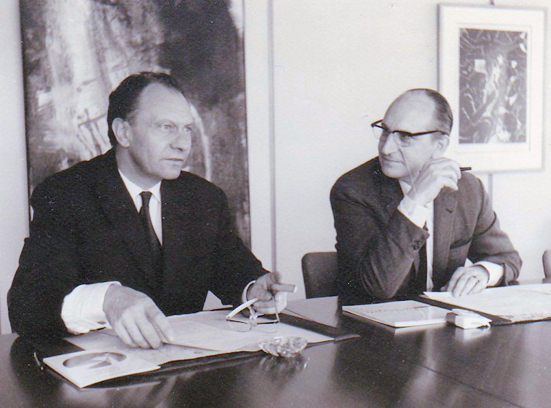 Maurits Van Saene met Marcel Duchateau (1982)